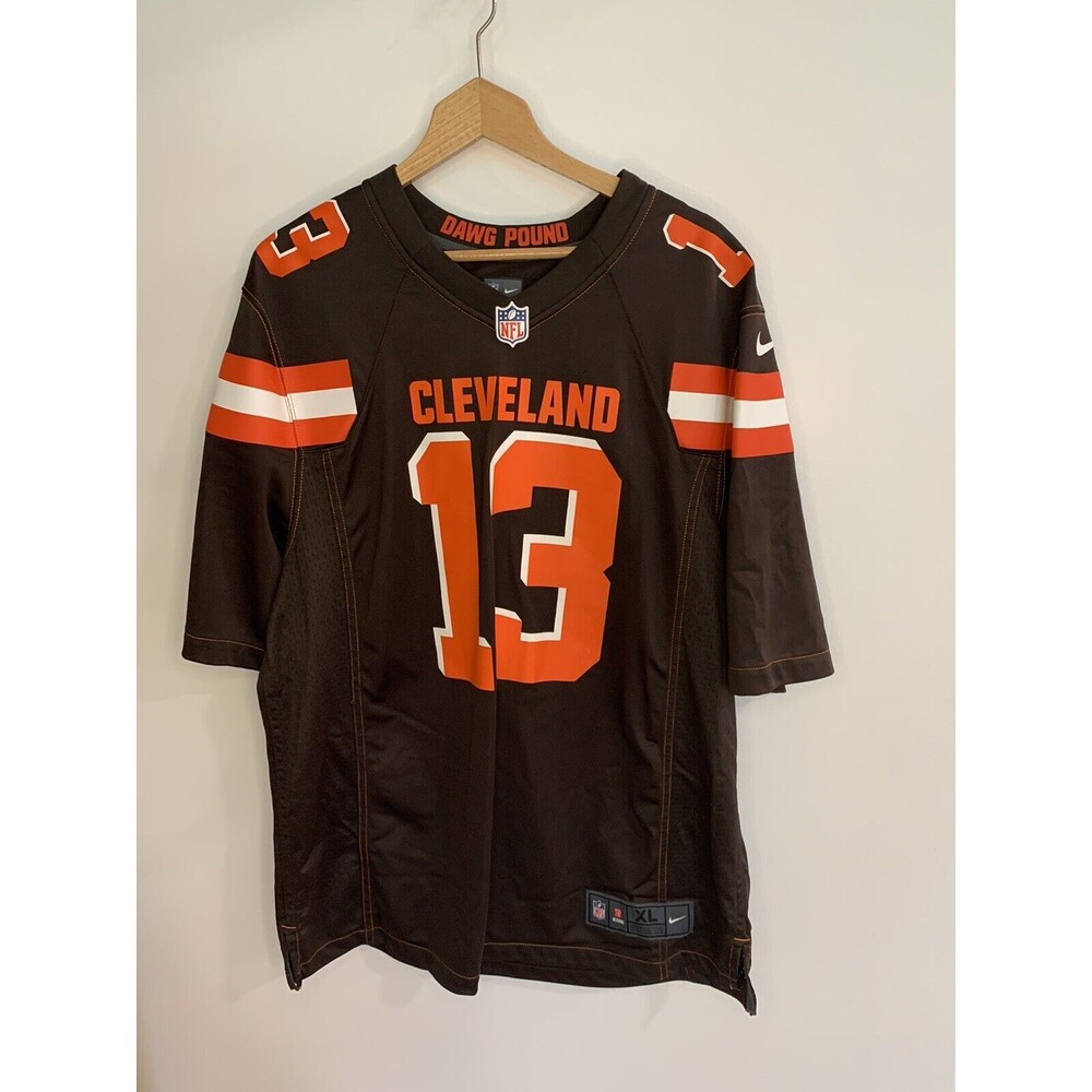 Nike On Field Cleveland Browns 13 Beckham Jr Jersey XL
